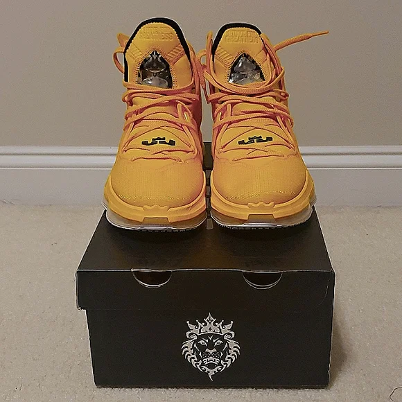 NEW  LEBRON JAMES 19 EXCLUSIVE GOLD AND BLACK..SIZE 10 Nike-LeBron 19 Royalty Black Metallic Gold White Men main image 2